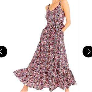 J.Crew Flowered Maxi Dress NWOT Size 2